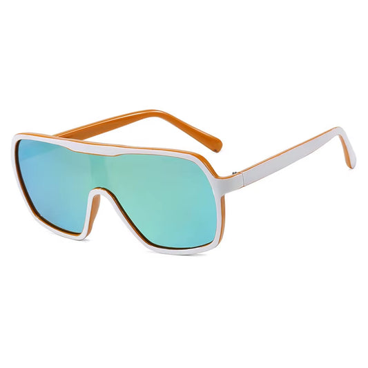 New Trend Fashion Retro Square Big Frame UV 400 Plastic Sun Glasses Out Door Cycling Oversize Sunglasses Men Women 2025