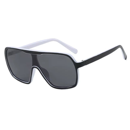 New Trend Fashion Retro Square Big Frame UV 400 Plastic Sun Glasses Out Door Cycling Oversize Sunglasses Men Women 2025
