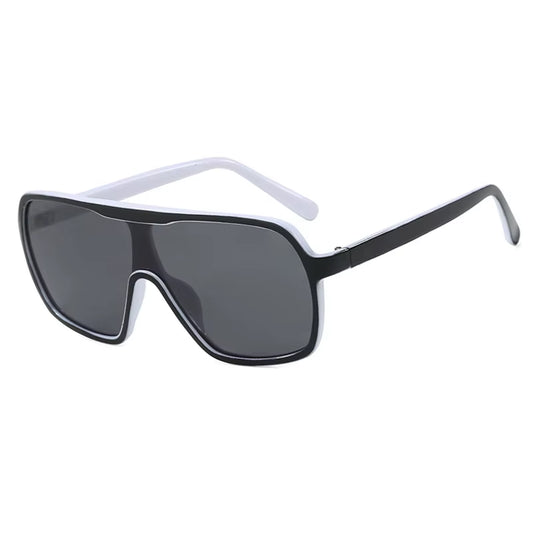 New Trend Fashion Retro Square Big Frame UV 400 Plastic Sun Glasses Out Door Cycling Oversize Sunglasses Men Women 2025
